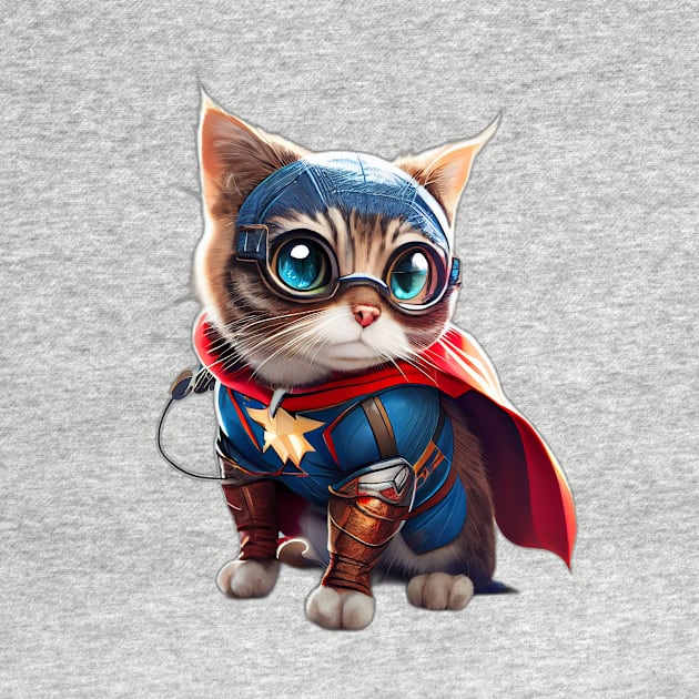 Superhero Cat by QUENSLEY SHOP